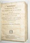 (LIMA--1815.) Sammelband volume of 4 pamphlets relating to Peruvian independence.
